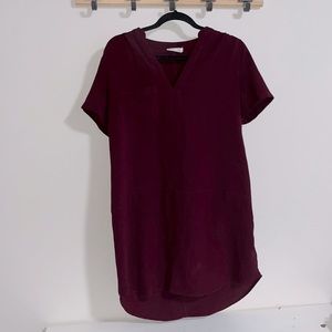 LUSH burgundy dress